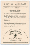 Supermarine Spitfire Single-Seat Fighter.