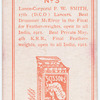 Lance-Corporal P.W. Smith.