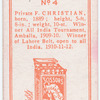Private F. Christian.