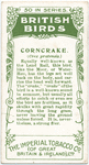 Corncrake.