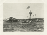 Wreck of the U.S. battleship Maine, Havana Harbor, Cuba, 1898