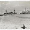 U.S.S. "Maine" entering Havana Harbor, Jan., 1898.