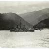 Spanish-American War, 1898 : wreck of the "Cristobal Colon," before turning over.