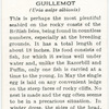 Guillemot.