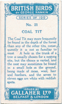 Coal tit.
