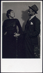 Haven Johnson (right) in the stage production Brown Sugar