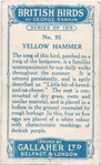 Yellow hammer.