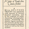 Miss Heather Tracy.