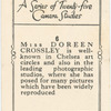 Miss Doreen Crosley.