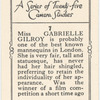 Miss Gabrielle Gilmore.