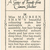 Miss Maureen Shaw.