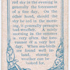 Weather signs (1) [verso only]