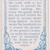 Rescuing an insensible person from fire [verso only]