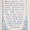 Morse and Semaphore Flag Signalling: X – • • –