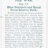 A Tribute to the Mine Sweepers and R.N.R. Work.
