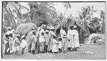 Wives and children of workers on a sugar estate.