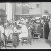 Tompkins Square Branch, class visit, working on American History