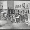 Central Branch, View in Main Children's Room, Exhibition Cases of Children's Books of Other Generations, chap books, etc