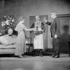 Muriel Kirkland as Isabelle Parry and Marius Rogati as Mario (waiter)in Strictly Dishonorable.