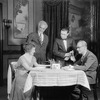 Seated: Muriel Kirkland as Isabelle Parry and Louis Jean Heydt as Henry Greene.