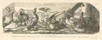 Animaux de basse-cour : métis de faisan et de poule, pintades noir et blanche, oies, canarde de Barbarie, normand, barboteur blanc, grosse espèce, lapins, bélier et angora.
