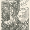 Frontispice inédit pour Les sermons du Père Gavazzi, chapelain de Garibaldi.