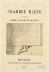 Vignette sur la titre de La chambre bleue, nouvelle dédiée à Madame de la Rhune.