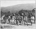 Haitian soldiers on the march.
