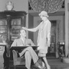 Alfred Lunt as Clark Storey and Margalo Gillmore as Monica Grey.