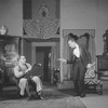 Alfred Lunt as Clarke Storey and Earle Larimore (with pistol) as Alistin Lowe.