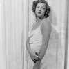 Libby Holman in a gown designed by Kiviette.