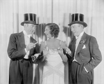 L to R: Clifton Webb, Libby Holman and Fred Allen.