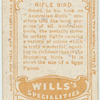 Rifle Bird.