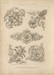 Interior decorations. Corner ornaments for panneling Rooms, &c.