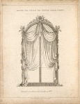 Drapery and curtain for circular headed window.