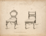 Antique chairs. French. Indian.