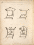 Dining room chair backs. Drawing room chair backs.