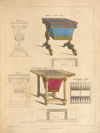 Ladies work table. Backgammon work table.