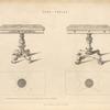 Card tables.