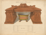Pedestal sideboard and wine cooler.