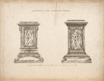 Pedestals for sideboard table.