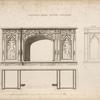 Drawing room Gothic commode.