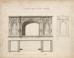 Drawing room Gothic commode.