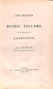 Etchings of rustic figures