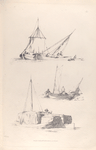 Men steer boats that carry cargo