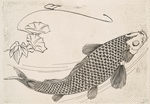 Grand poisson dans le genre japonais.
