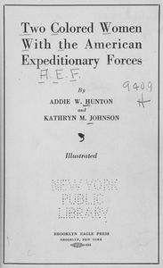 Two colored women with the American Expeditionary Forces