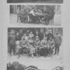 1. The village of Myans with Mt. Granier. 2. Dinner on the grounds at Challes-les-Eaux. 3. Mr. Stevenson and Mrs. Hunton with staff, at Challes-les-Eaux. 4. The Chateau of the Dukes of Savoie at Chambery.