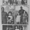 French sergeants fraternizing with colored American sergeants. 2. and 3. colored soldiers and the French children. 4. Two colored sergeants visiting in French home.