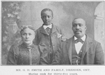 Mr. G. H. Smith and family, Dresden, Ont.; Marine cook for thirty-five years.